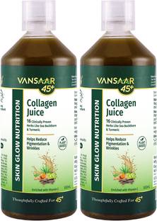 VANSAAR 45+ Collagen Supplement Ayurvedic Juice with Amla Fights Dark Spots & Wrinkles