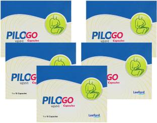 Leeford Pilogo Ayurvedic Capsules | Helps with Piles Pain, Inflammation & Constipation