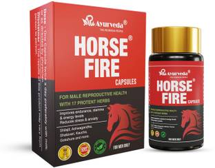A R Ayurveda Horse Fire Capsule For Men
