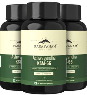 Rasayanam Ashwagandha KSM-66 |Support Strength & Energy| Stress Relief