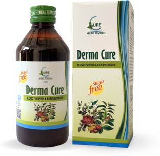 CURE HERBAL REMEDIES Derma Cure Sugar-Free | Herbal Blood Purifier for Clear Skin & Detox