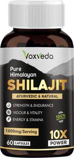 voxveda Shilajit Capsule for Men | Shilajit Capsule For Strength, Power & Stamina