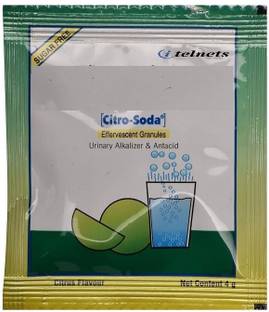 ITELNETS Citro-Soda Sachet of 4 gm Granules-5 nos (For Gas, Acidity, Indigestion)