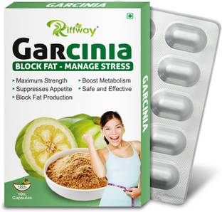 Riffway Garcinia ayurvedic Capsules Burns Fat Without Diet & Exercise For Teenages
