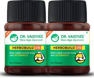 DR. VAIDYA'S Herbobuild DS( Double strength ) -30 CAPSULES - PACK OF 2
