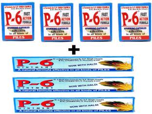 P6 P-6 Capsule and ointment fast relief in piles and fissure