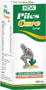 KEVA Piles Syrup |Natural remedy for Piles | Herbal & Sugar Free (Pack of 1)