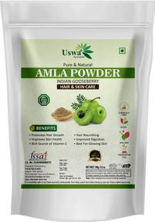 Uswa Ayurvedic Natural Amla Indian Gooseberry Powder for Hair and Skin Care-100g