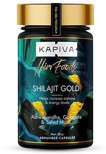 Kapiva Shilajit Gold | Contains 24 Carat Gold | Boosts Stamina | 100% Ayurvedic