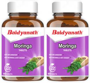 Baidyanath Moringa Tablets | Helps in maintaining overall health and wellness | Relief in Cough and Cold, Boost Metabolism and Digestion | 120 Tablets