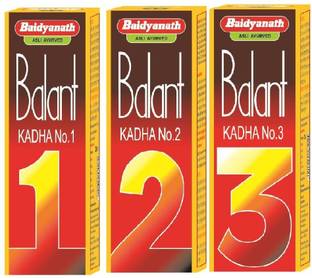 Baidyanath Balant Kadha No. 1, 2, 3 - 200 ml (Combo Pack)
