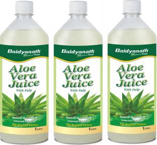 Baidyanath Aloe Vera Juice - 1 Ltr (Pack of 3)