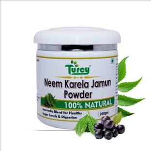 Turcy Neem Karela Jamun Powder 200g | Ayurvedic Blend for Diabetes & Detox