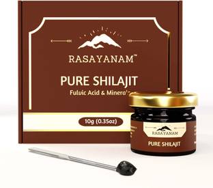 Rasayanam Pure Original Shilajit/Shilajeet Resin 10g | Contains 30+ Minerals