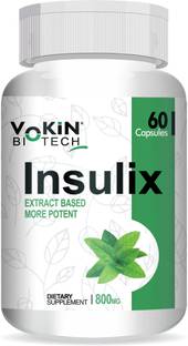 Vokin Biotech Insulix 800mg For Diabetes Care | Nutrition to Help Control Blood Sugar Levels