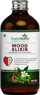 Simply Herbal Super Mood Elixir Control Mood Swings, Promote Positive Attitude & Memory Health