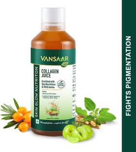 Vansaar Ayurvedic Collagen Supplement Juice with Amla,Fights Fine Lines & Wrinkles