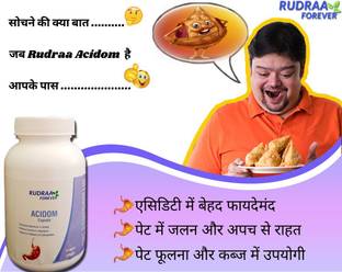 RUDRAA FOREVER ACIDOM 30 cap for Acidity, Flatulence, Constipation And Heartburn