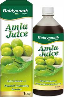 Baidyanath Amla Juice - 1L - Rich in Vitamin C and a Natural Immunity Booster | Rich in antioxidants |Help to Increase Metabolism & improves Digestion