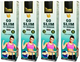 Fame Go Slim Fat Reducer Ras 500 ML Pack of 4 For Weight lost,slim fit body
