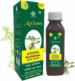 AXIOM Ashwagandha Leaf Juice | Immunity Booster | Get Slim |100% Natural WHO GMP, GLP, ISO Certified Natural Products | No added Water | No Added Sugar