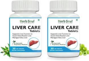 HERB SOUL Liver Care Tablets | For Fatty Liver & Daily Detox