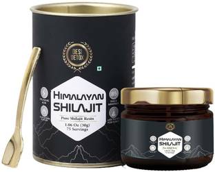 DesiDetox Shilajit Resin|Boosts Stamina & Energy|Improve Sexual Health & Sleep