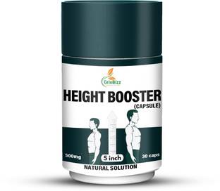 grinbizz Height Booster Capsule/Height Growt/Longer & Taller Height/Maximize Height