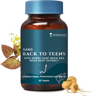 ZEROHARM Back To Teens With Maca & Safed Musli - 60 Tablets