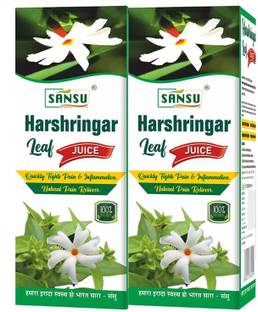 Sansu Night Jasmine Parijat Harshringar Leaf Juice - 500ml.