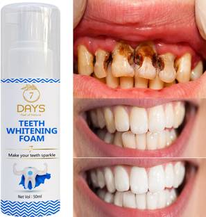 7 Days Ayurvedic Teeth whitening foam Toothpaste Cleaning Gums Freshen Breath