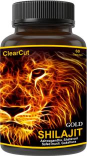 VqaraX ClearCut shilajit gold Power ayurvedic stamina Hammer capsule 60