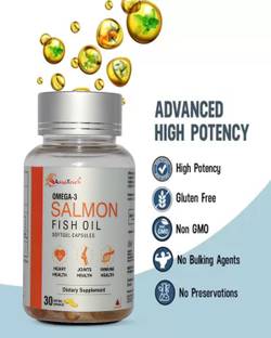 Aayatouch Salmon Fish Oil 1000mg For Heart Health