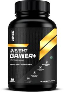 grinbizz Weight Gainer Capsules For Muscle Gain, Mass Gainer | For Men & Women
