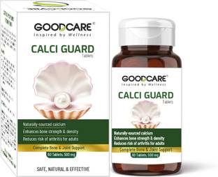 GOODCARE Calci Guard Tablets-Maintains Optimal Bone Health, strength & joint -60 Tab