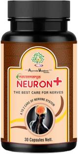 Ayurveda Yogashram Remedies Neuron+ Nervine Capsules | Nervine Supplement