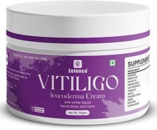 Zolence Vitiligo Cream||White Patches Removal||Pigmentation||Discoloration of Skin 50g