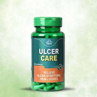 CIPZER Ulcer Care Capsule-Provide relief from peptic & stomach ulcer,gas (60 CAPS)