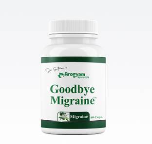 Dr.Satnam's Arogyam Ayurveda Good Bye Migraine Capsules Relief From Migraine & Head Ache | 60 Capsules