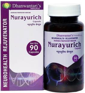 Dhanwantari's ImmuRich Nurayurich 90 Capsules A Ayurvedic product for neurological disorders