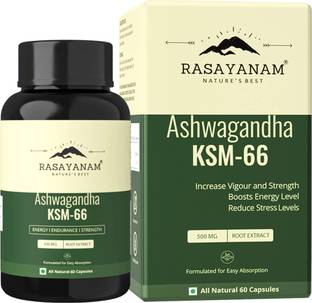 Rasayanam Ashwagandha KSM-66 |Support Strength & Energy | Stress Relief