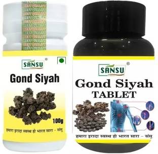 Sansu Gond siyah 100g + Gond siyah 30 Tablet
