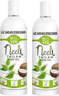 DXN Neeli tailam Hair Oil for New hair growth, controll Hair fall and Dandruff-100ML