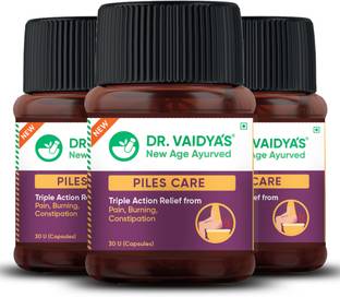 DR. VAIDYA'S Piles Care Capsules - Relief From Pain, Bleeding & Constipation | Ayurvedic