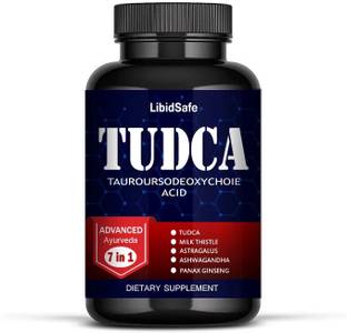 LibidSafe Ayurvedic Tudca Capsules - Liver Support for Cleanse & Detox, Superior Quality