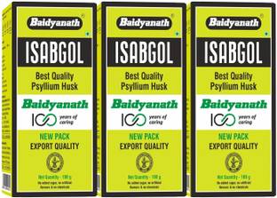 Baidyanath Isabgol Psyllium Husk Powder 100gm (Pack of 3) Effective Constipation Relief