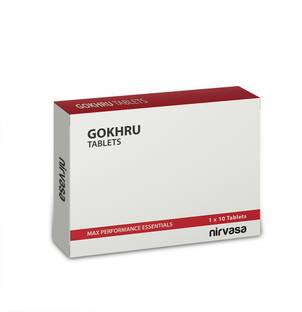 Nirvasa Gokhru Tablets (250mg) with Natural Gokhru Extract (10 tablets)