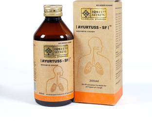 Forest Secrets Ayurtuss Sugar Free Cough Syrup | Fast Relief for Cough, Throat & Cold