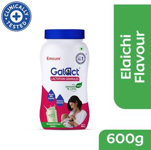 Galact Shatavari Elaichi Flavor Lactation Granules By Emcure Pharma 600g Monthly Pack