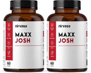 Nirvasa Maxx Josh Tablets with Ashwagandha & Safed Musli | T Boost for Extra Performance